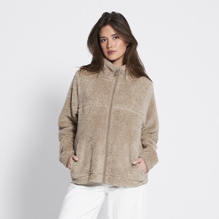 Teddy jacket "Cosy" Beige